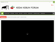 Tablet Screenshot of kedaikebun.com